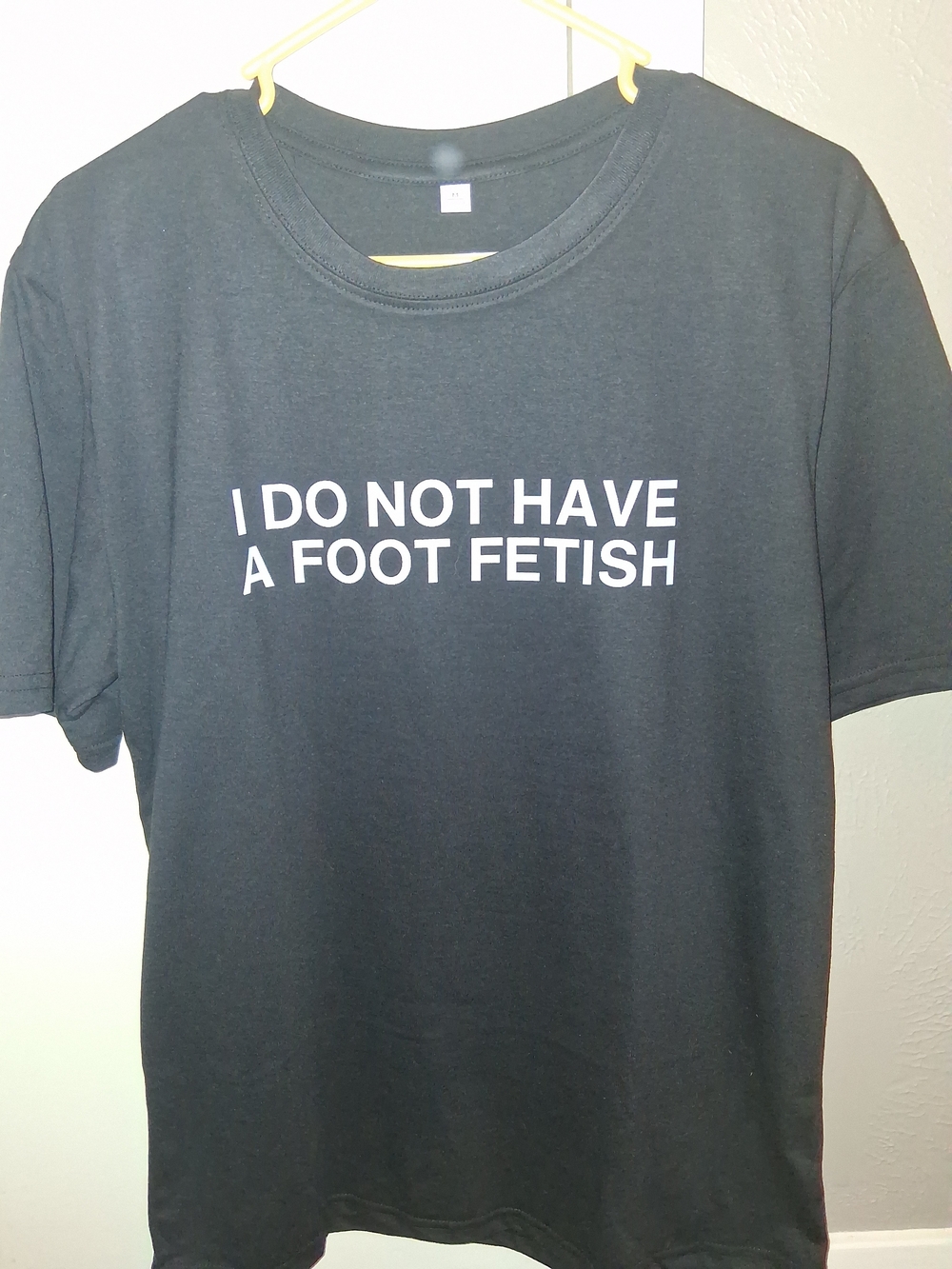 & Other Stories Black Tee with White Statement Print
